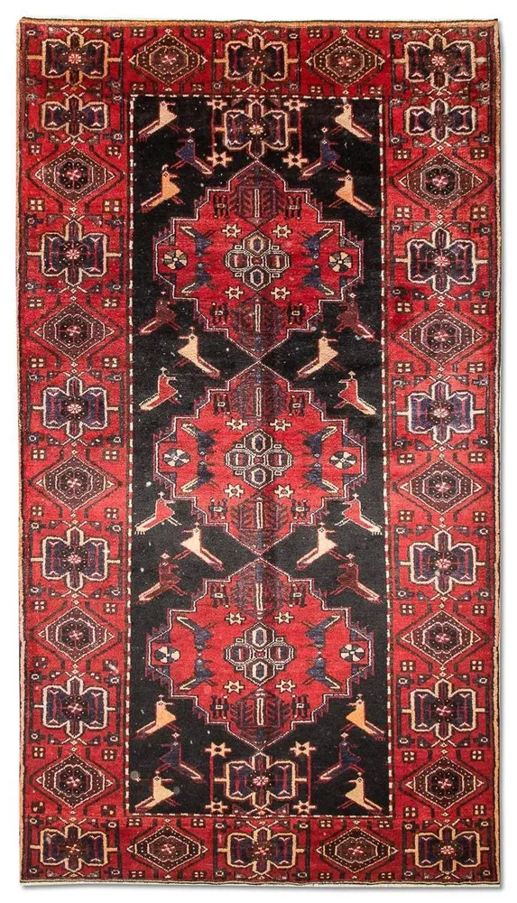 Persisk teppe - Nomadisk - 302 x 153 cm - blå