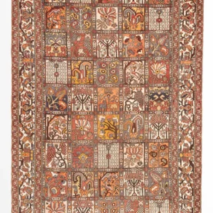 Persisk teppe - Nomadisk - 302 x 210 cm - mørk beige