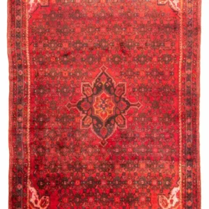 Persisk teppe - Nomadisk - 302 x 214 cm - mørk rød