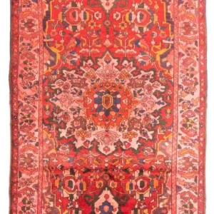 Persisk teppe - Nomadisk - 304 x 160 cm - lys rød