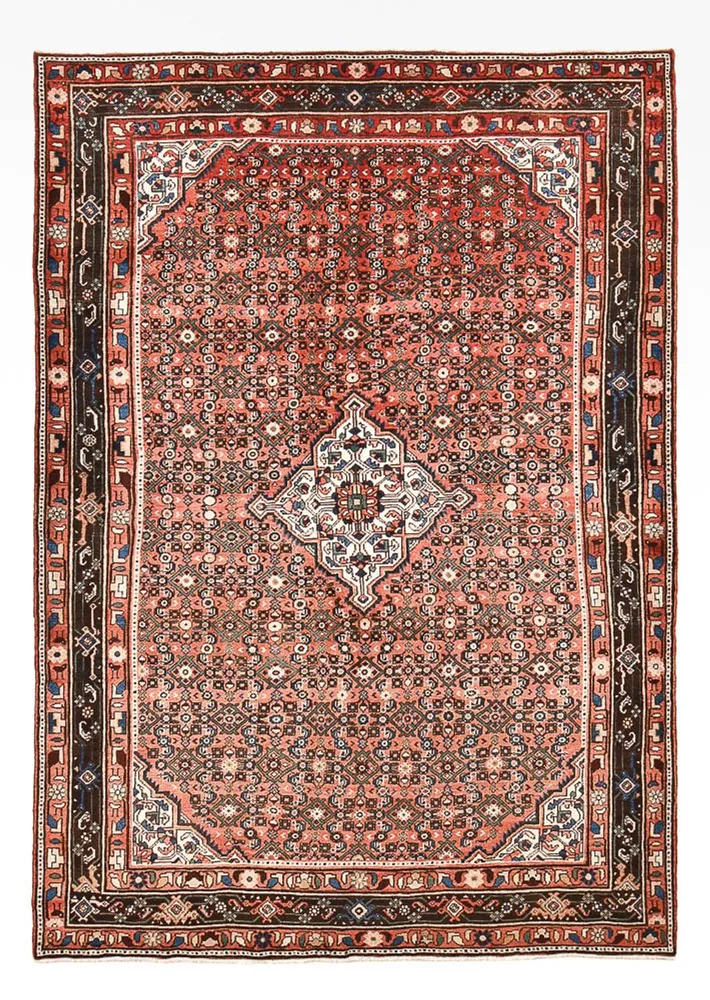 Persisk teppe - Nomadisk - 305 x 212 cm - lys rød