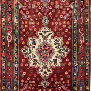 Persisk teppe - Nomadisk - 308 x 152 cm - rød