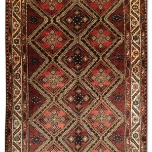 Persisk teppe - Nomadisk - 309 x 159 cm - flerfarget