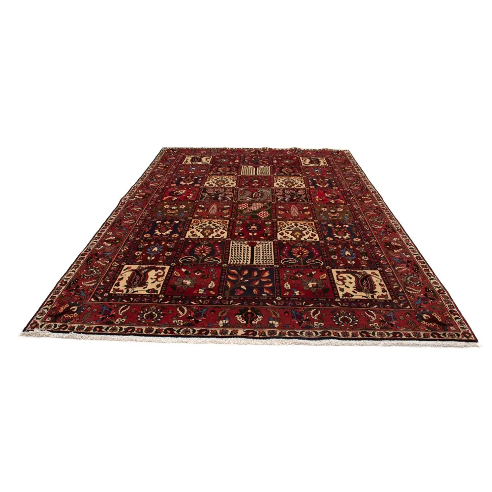 Persisk teppe - Nomadisk - 310 x 210 cm - mørk rød
