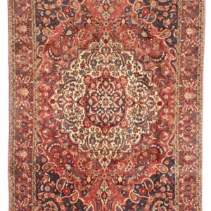 Persisk teppe - Nomadisk - 313 x 204 cm - lys rød