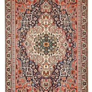 Persisk teppe - Nomadisk - 313 x 205 cm - lys rød