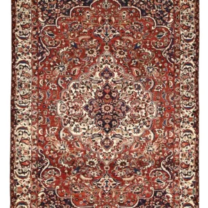 Persisk teppe - Nomadisk - 315 x 215 cm - mørk rød