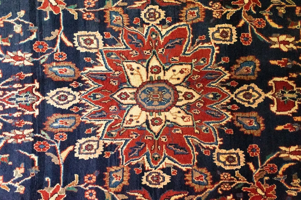 Persisk teppe - Nomadisk - 317 x 203 cm - blå