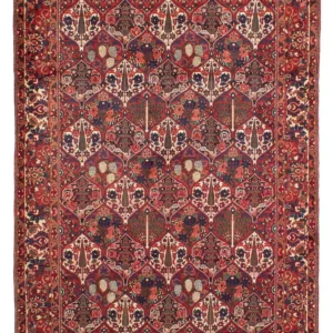 Persisk teppe - Nomadisk - 323 x 210 cm - mørk rød