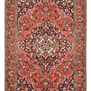 Persisk teppe - Nomadisk - 333 x 210 cm - lys rød