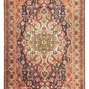 Persisk teppe - Nomadisk - 336 x 170 cm - lys rød