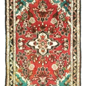 Persisk teppe - Nomadisk - 97 x 64 cm - rød