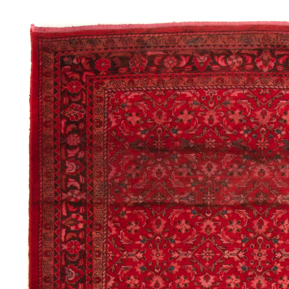 Persisk teppe - Nomadisk - 342 x 212 cm - mørk rød