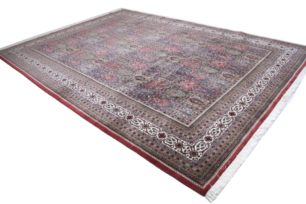 Persisk teppe - Nomadisk - 351 x 256 cm - blå