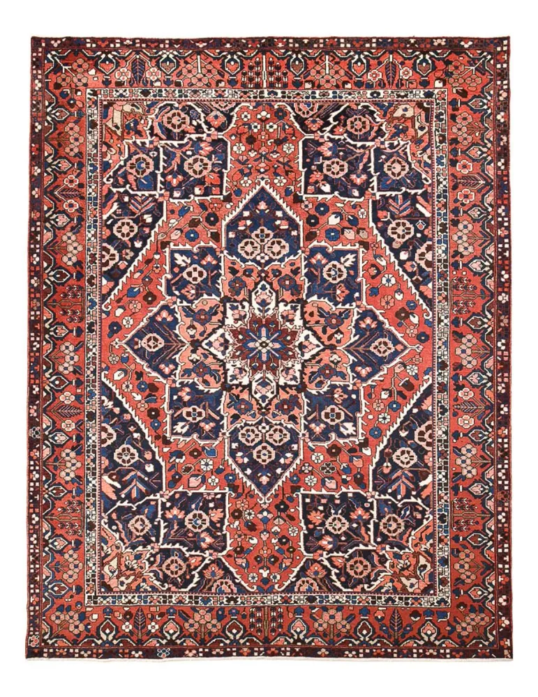 Persisk teppe - Nomadisk - 353 x 274 cm - lys rød