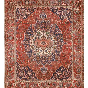 Persisk teppe - Nomadisk - 380 x 320 cm - rød