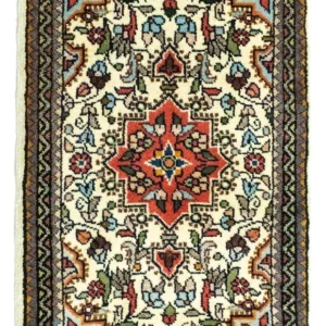 Persisk teppe - Nomadisk - 90 x 60 cm - beige