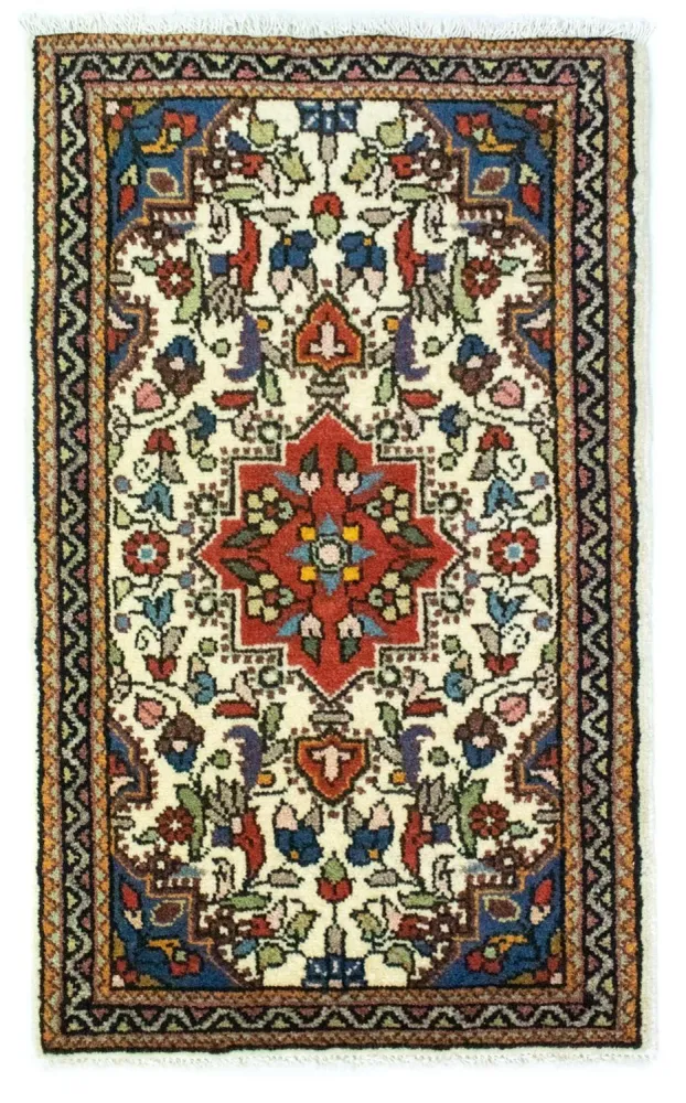 Persisk teppe - Nomadisk - 90 x 60 cm - beige