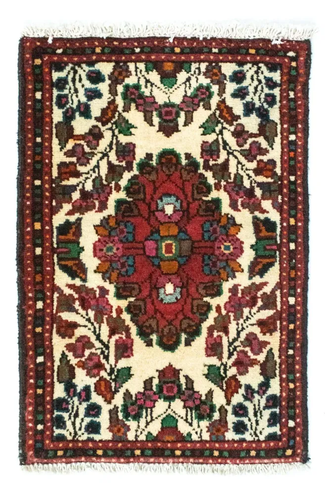 Persisk teppe - Nomadisk - 65 x 45 cm - beige