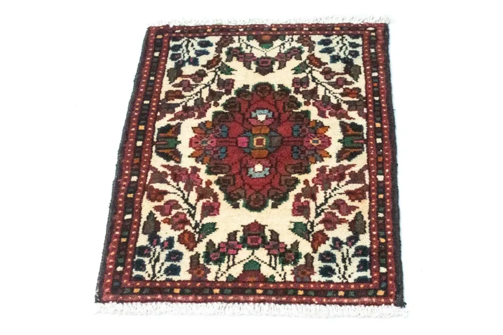 Persisk teppe - Nomadisk - 65 x 45 cm - beige