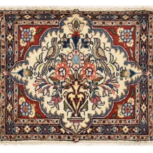 Persisk teppe - Nomadisk - 61 x 52 cm - flerfarget