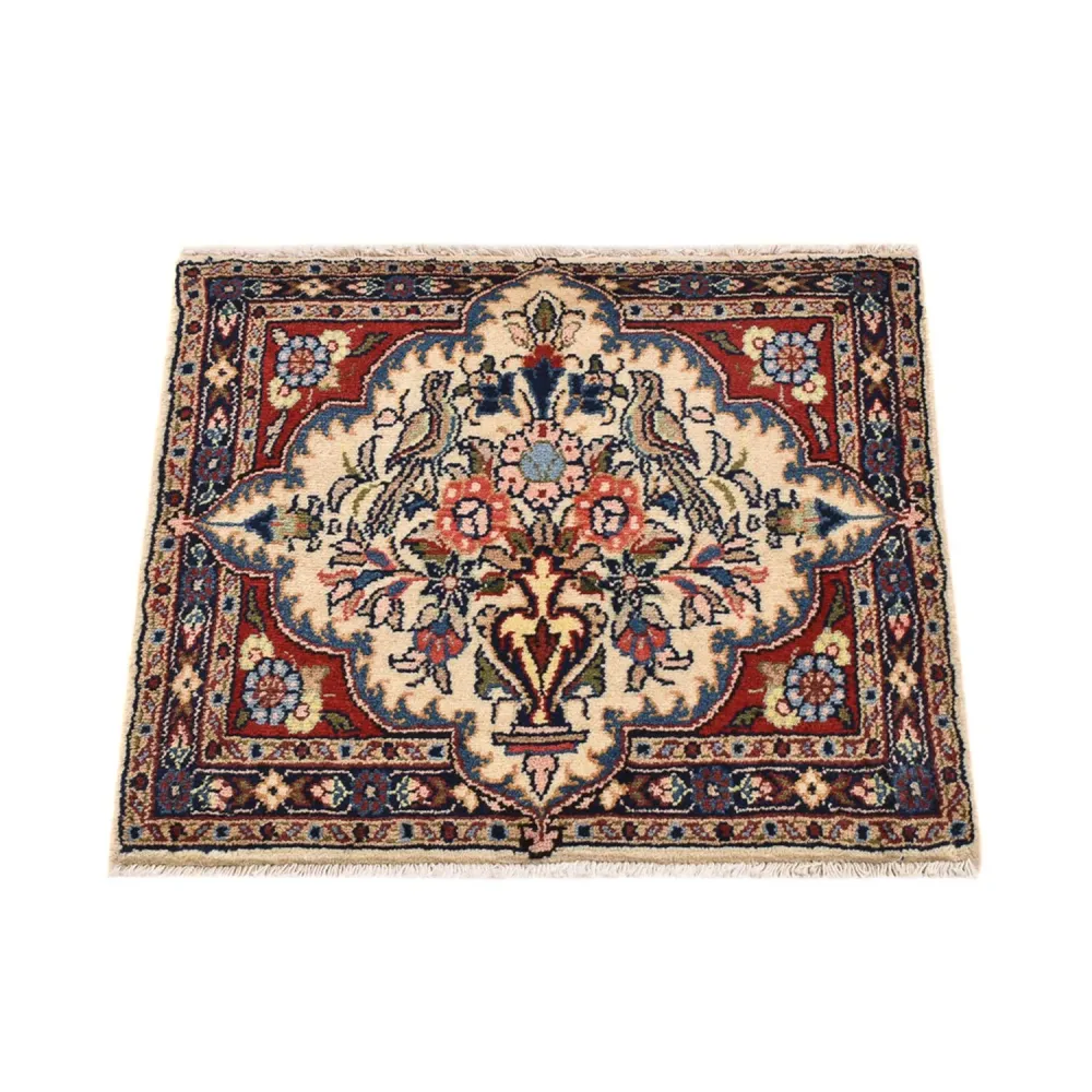 Persisk teppe - Nomadisk - 61 x 52 cm - flerfarget