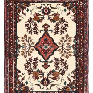 Persisk teppe - Nomadisk - 93 x 71 cm - flerfarget