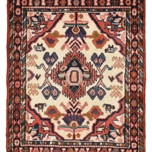 Persisk teppe - Nomadisk - 75 x 60 cm - flerfarget