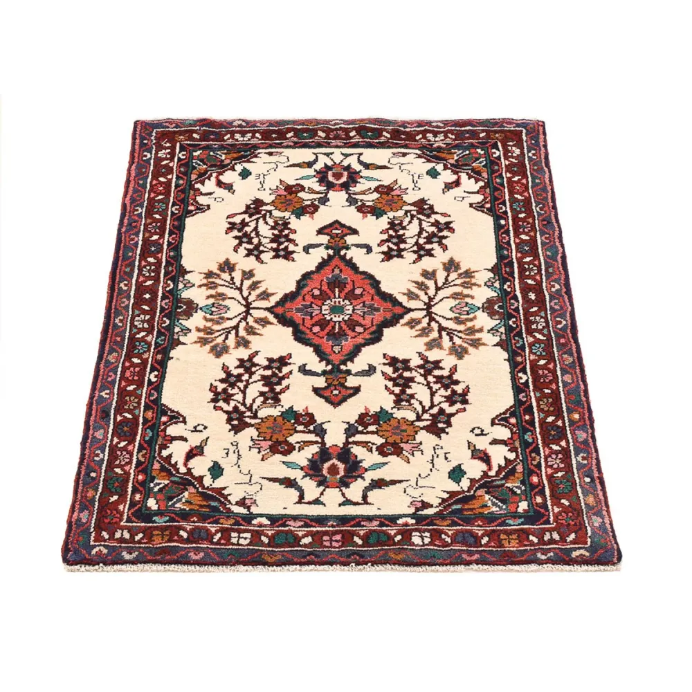 Persisk teppe - Nomadisk - 93 x 71 cm - flerfarget