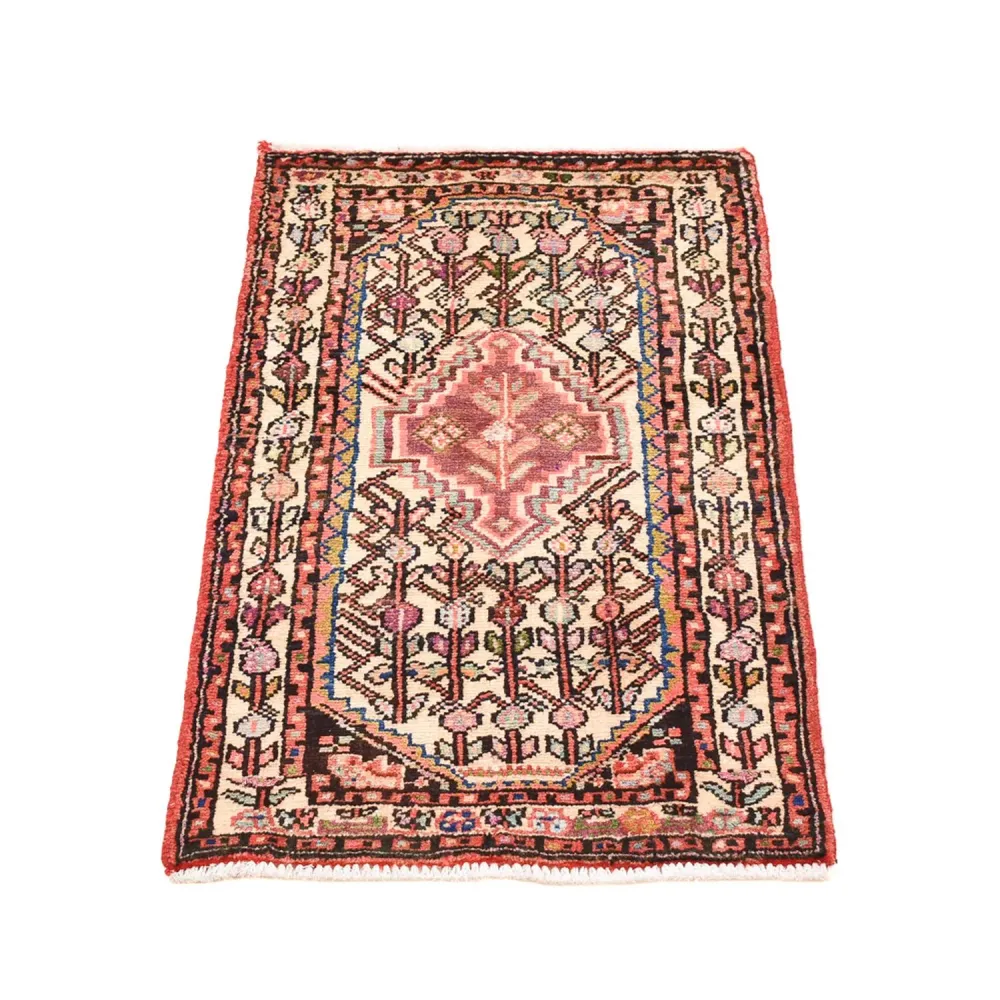 Persisk teppe - Nomadisk - 81 x 52 cm - flerfarget