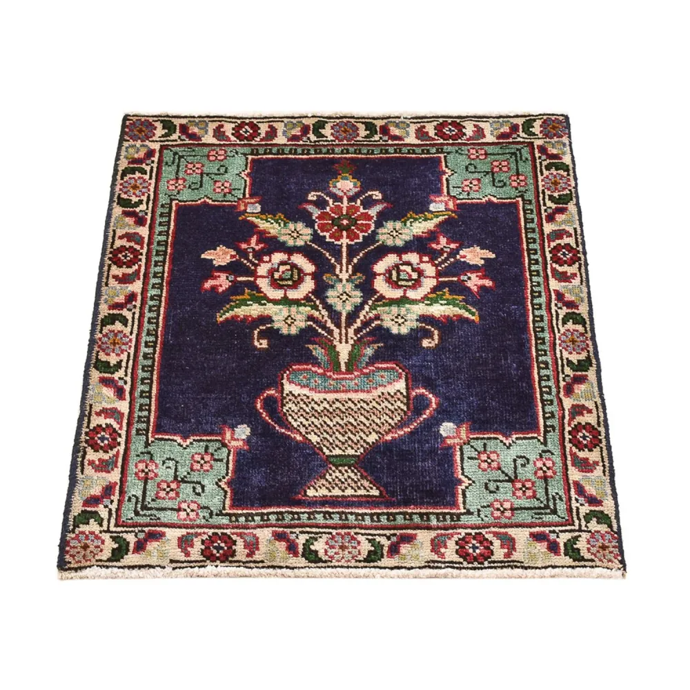 Persisk teppe - Nomadisk - 63 x 55 cm - flerfarget