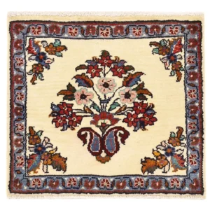 Persisk teppe - Nomadisk - 51 x 51 cm - flerfarget
