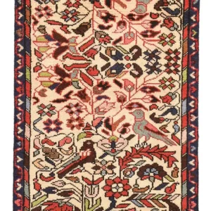 Persisk teppe - Nomadisk - 94 x 55 cm - flerfarget