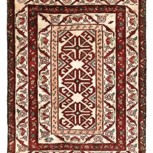 Persisk teppe - Nomadisk - 85 x 66 cm - flerfarget