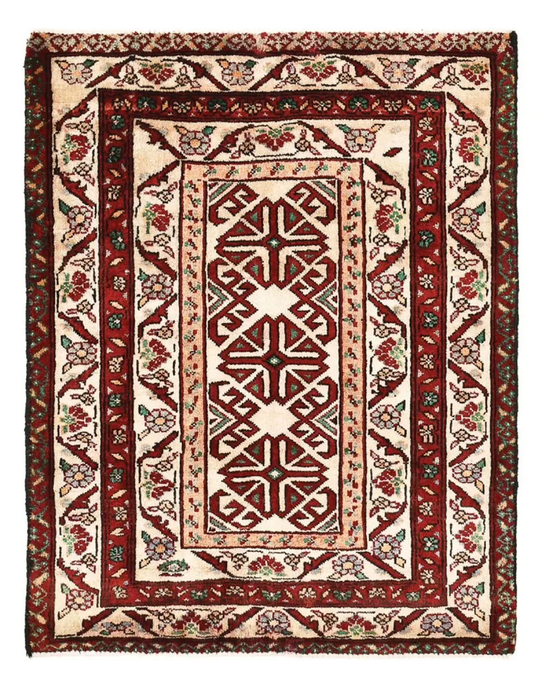 Persisk teppe - Nomadisk - 85 x 66 cm - flerfarget