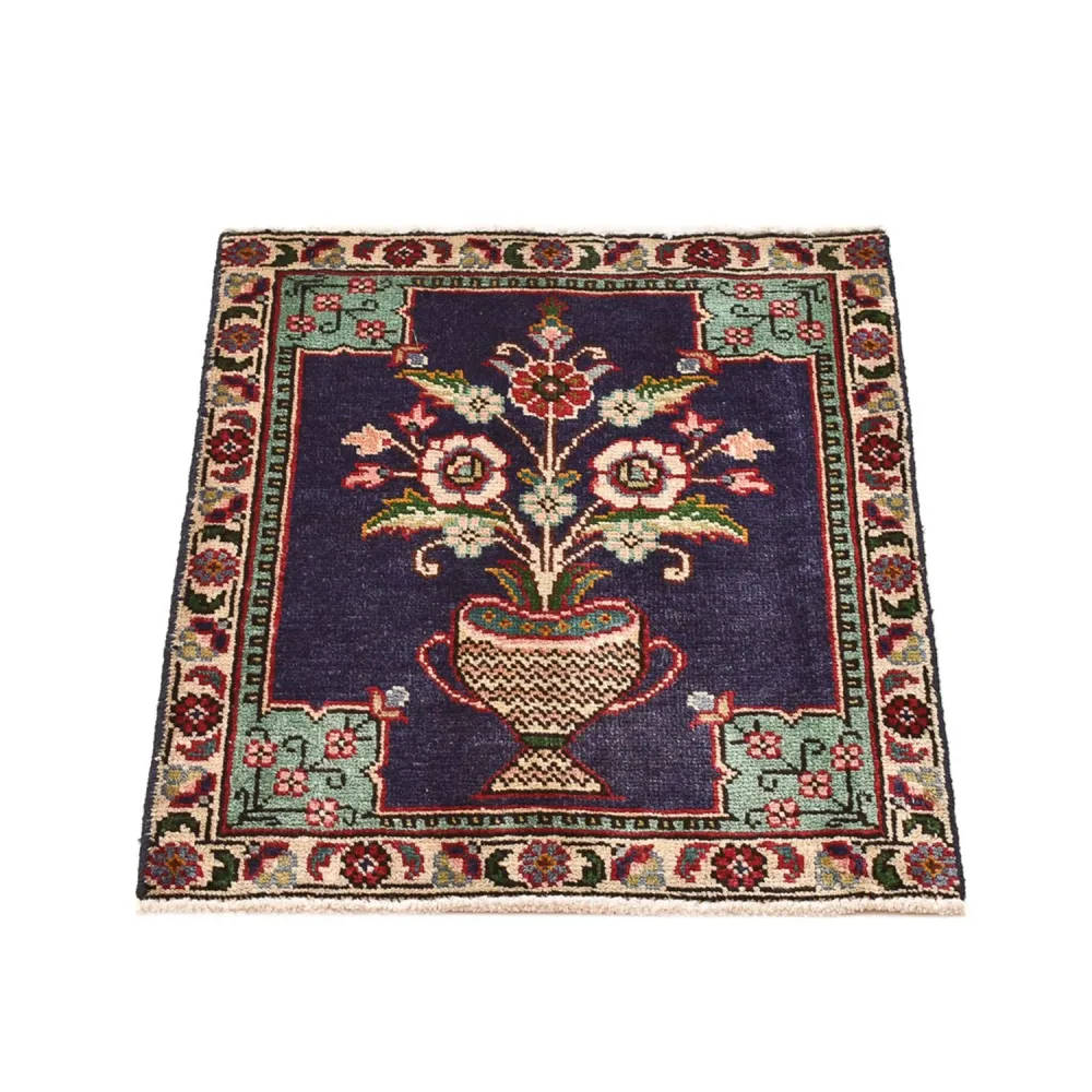 Persisk teppe - Nomadisk - 60 x 54 cm - flerfarget