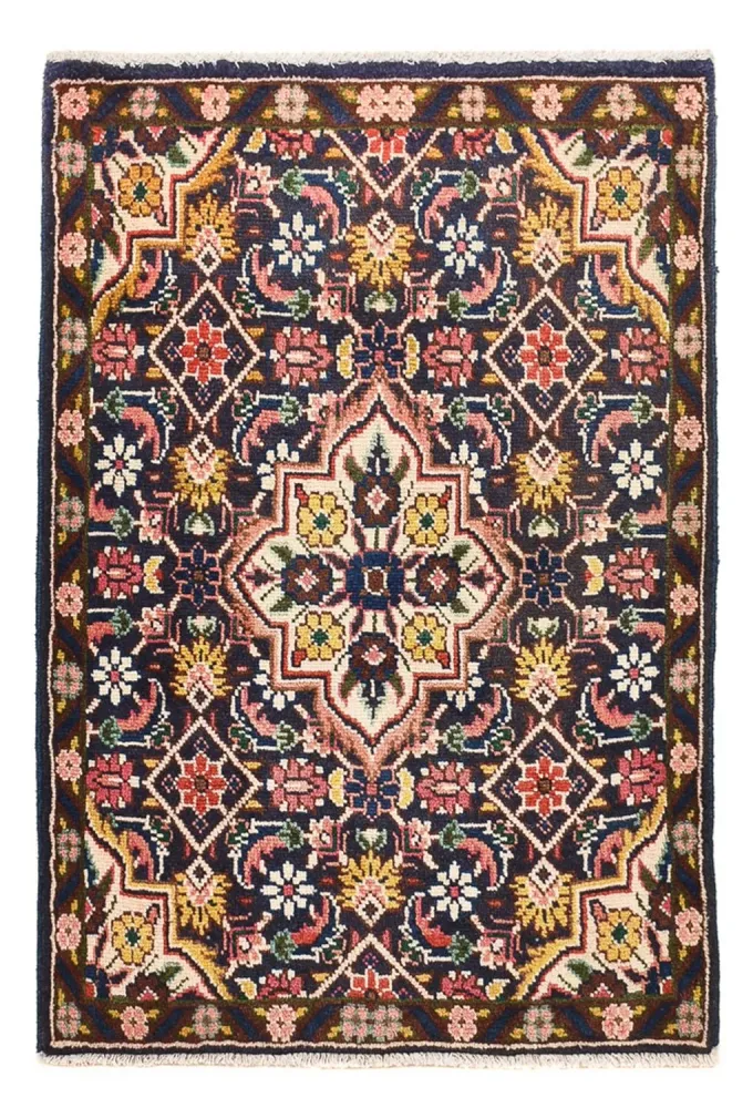 Persisk teppe - Nomadisk - 91 x 61 cm - flerfarget