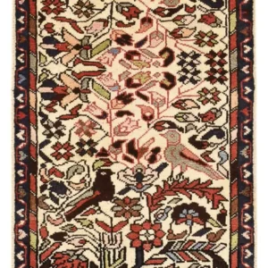 Persisk teppe - Nomadisk - 95 x 54 cm - flerfarget