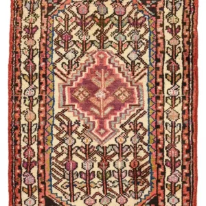 Persisk teppe - Nomadisk - 81 x 52 cm - flerfarget