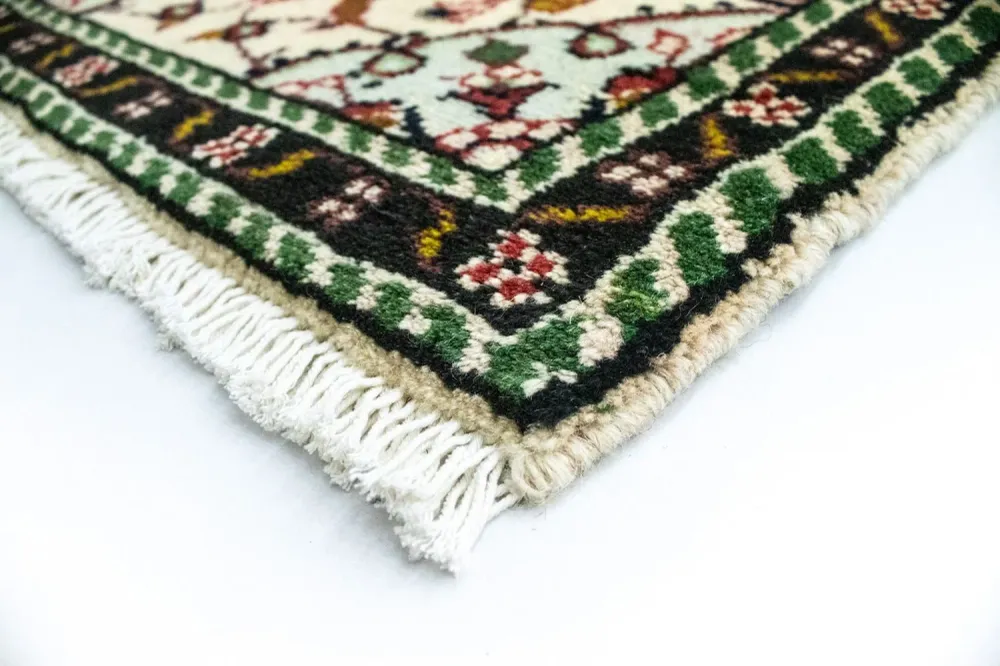 Persisk teppe - Nomadisk - 90 x 60 cm - flerfarget