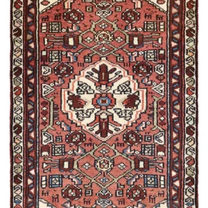 Persisk teppe - Nomadisk - 97 x 67 cm - lys rød