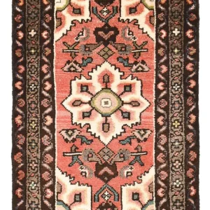 Persisk teppe - Nomadisk - 87 x 53 cm - lys rød