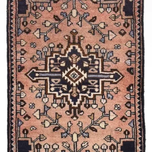 Persisk teppe - Nomadisk - 92 x 54 cm - lys rød
