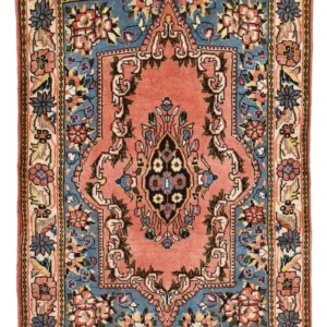 Persisk teppe - Nomadisk - 97 x 65 cm - lys rød