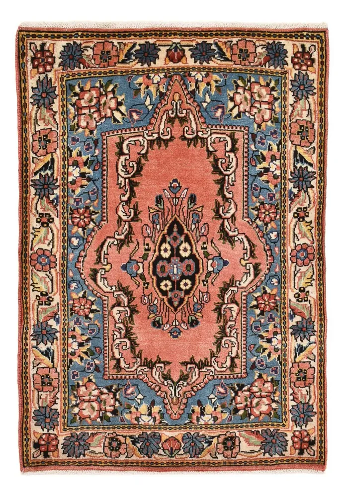 Persisk teppe - Nomadisk - 97 x 65 cm - lys rød