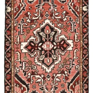 Persisk teppe - Nomadisk - 93 x 59 cm - lys rød