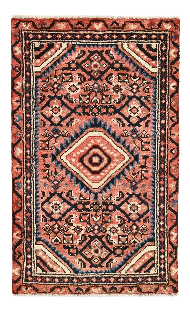 Persisk teppe - Nomadisk - 92 x 55 cm - lys rød