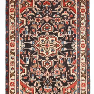 Persisk teppe - Nomadisk - 96 x 65 cm - mørkeblå