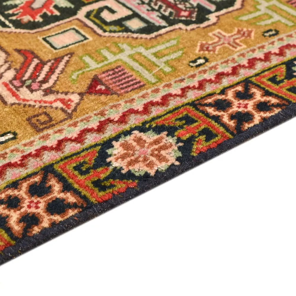 Persisk teppe - Nomadisk - 82 x 53 cm - olivengrønn