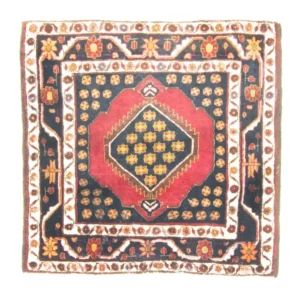 Persisk teppe - Nomadisk square - 109 x 105 cm - rød